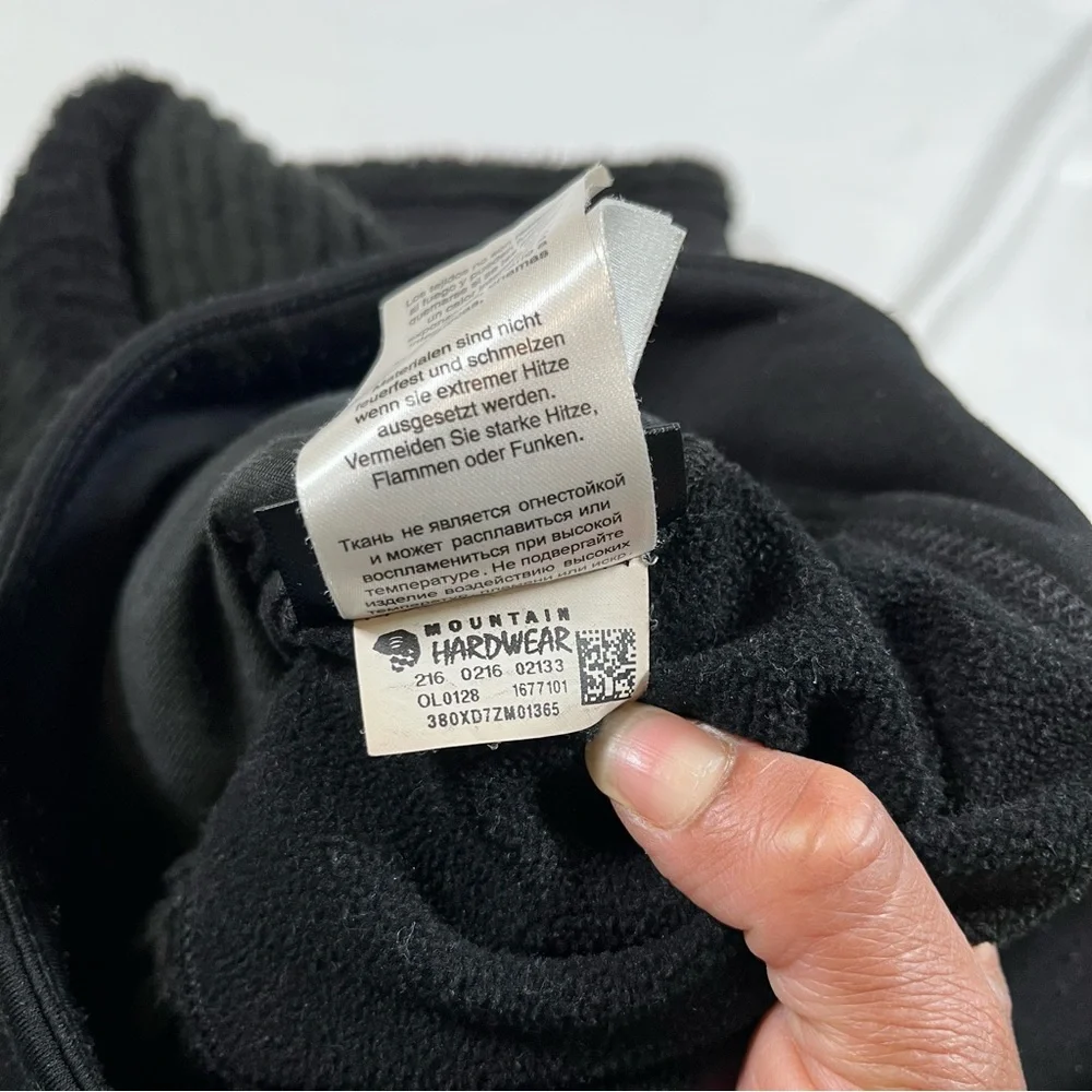 Mountain Hardwear‎ Womens M Polartec High Loft Fleece Black Jacket